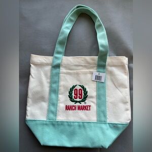 99 Ranch Tiffany blue mini tote